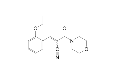 alpha-(o-ethoxybenzylidene)-beta-oxo-4-morpholinepropionitrile