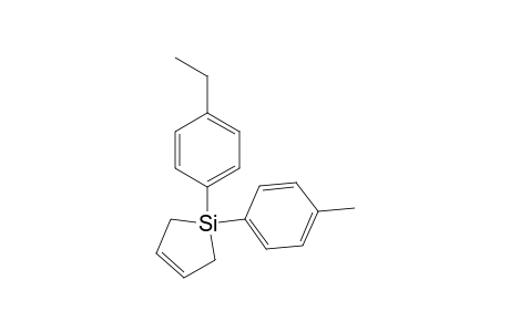 1-(4-Ethylphenyl)-1-(4-methylphenyl)-1-silacyclo-3-pentene