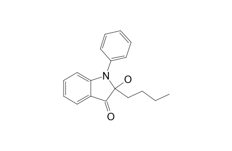 2-BUTYL-2-HYDROXY-1-PHENYL-1,2-DIHYDRO-3H-INDOL-3-ONE