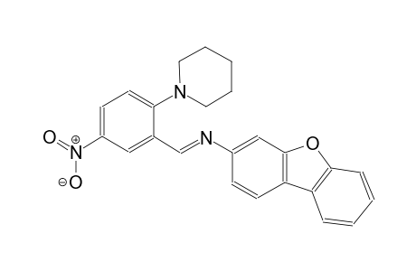 dibenzo[b,d]furan-3-amine, N-[(E)-[5-nitro-2-(1-piperidinyl)phenyl]methylidene]-