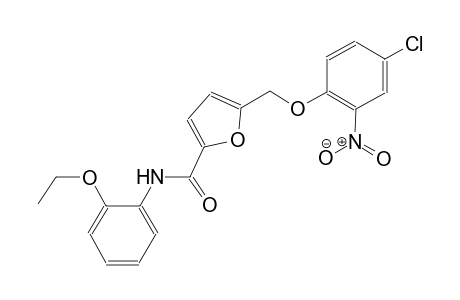 5-[(4-chloro-2-nitrophenoxy)methyl]-N-(2-ethoxyphenyl)-2-furamide