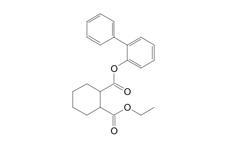 1,2-Cyclohexanedicarboxylic acid, 2-biphenyl ethyl ester