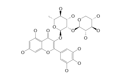MYRICETIN-3-(2''-XYLOPYRANOSYL)-RHAMNOPYRANOSIDE