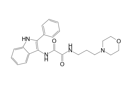 ethanediamide, N~1~-[3-(4-morpholinyl)propyl]-N~2~-(2-phenyl-1H-indol-3-yl)-