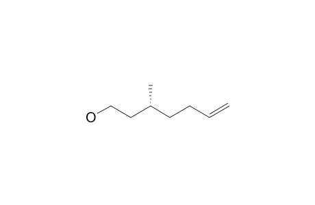 (3R)-3-methyl-6-hepten-1-ol