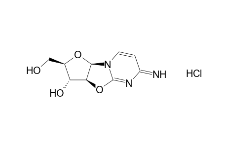 3-hydroxy-6-imino-2,3,3a,9a-tetrahydro-6H-furo[2',3':4,5]oxazolo[3,2-a]pyrimidine-2-methanol, monohydrochloride