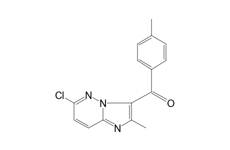 6-chloro-2-methylimidazo[1,2-b]pyridazin-3-yl p-toly ketone