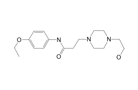 Propanamide, 3-[4-(2-hydroxyethyl)-1-piperazinyl]-N-(4-ethoxyphenyl)-