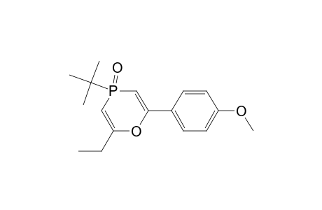 4H-1,4-Oxaphosphorin, 4-(1,1-dimethylethyl)-2-ethyl-6-(4-methoxyphenyl)-, 4-oxide