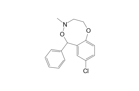 8-CHLORO-4-METHYL-6-PHENYL-3,4-DIHYDRO-2H,6H-1,5,4-BENZODIOXAZOCINE