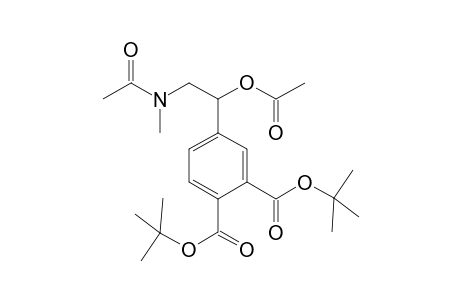 1-Acetoxy-1-(3,4-di(tert-butylcarbonyloxyphenyl-2-(N-methyl-N-acetylamino)ethane