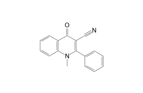 1,4-dihydro-1-methyl-4-oxo-2-phenyl-3-quinolinecarbonitrile