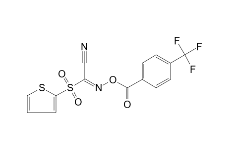 [(2-thienyl)sulfonyl]glyoxylonitrile, O-(alpha,alpha,alpha-trifluoro-p-toluoyl)oxime