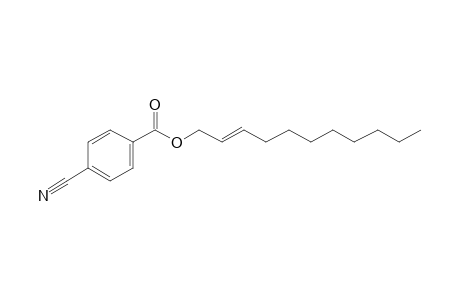 4-Cyanobenzoic acid, undec-2-enyl ester