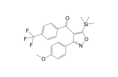 [5-(trimethylsilyl)-3-(4-methoxyphenyl)isoxazol-4-yl](4-(trifluoromethyl)phenyl)methanone