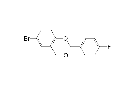 5-Bromo-2-[(4-fluorobenzyl)oxy]benzaldehyde