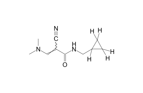 2-cyano-N-(cyclopropylmethyl)-3-(dimethylamino)acrylamide