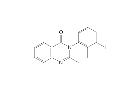 3-(3-iodo-o-tolyl)-2-methyl-4(3H)-quinazolinone