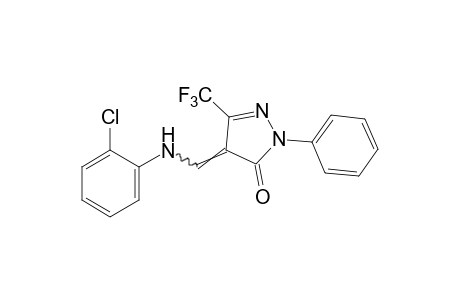 4-[(o-chloroanilino)methylene]-1-phenyl-3-(trifluoromethyl)-2-pyrazolin-5-one