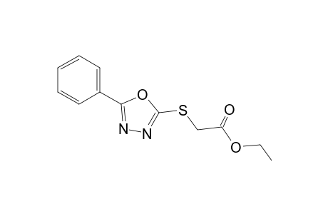 Ethyl (5-phenyl-1,3,4-oxadiazol-2-ylthio)acetate