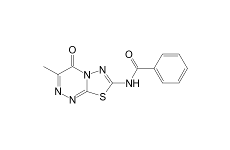 N-(3-methyl-4-oxidanylidene-[1,3,4]thiadiazolo[2,3-c][1,2,4]triazin-7-yl)benzamide