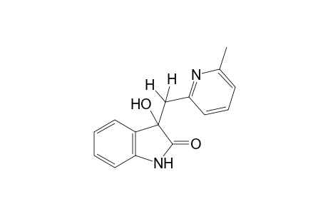 3-hydroxy-3-[(6-methyl-2-pyridyl)methyl]-2-indolinone