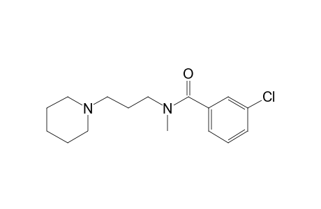 3-Chloro-N-[3-(1-piperidinyl)propyl]benzamide, N-methyl-