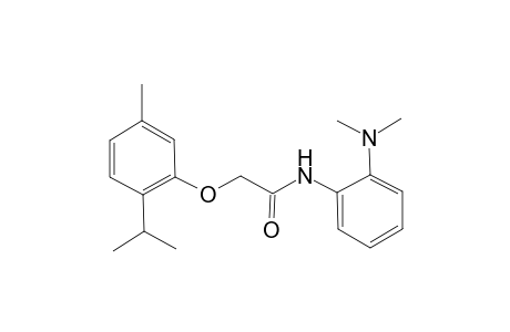N-[2-(Dimethylamino)phenyl]-2-(2-isopropyl-5-methylphenoxy)acetamide