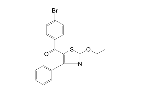 p-bromophenyl 2-ethoxy-4-phenyl-5-thiazolyl ketone