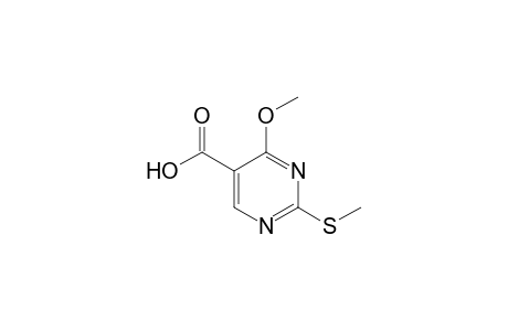 4-Methoxy-2-(methylthio)pyrimidine-5-carboxylic acid