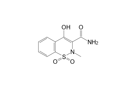 4-hydroxy-2-methyl-2H-1,2-benzothiazine-3-carboxamide, 1,1-dioxide