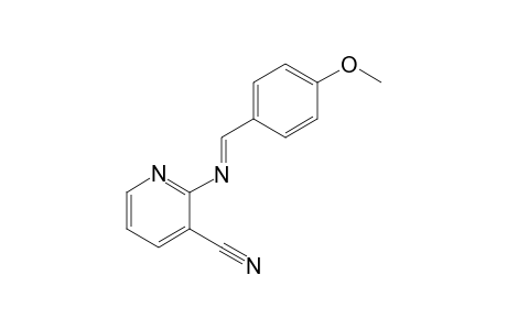 (E)-2-((4-Methoxybenzylidene)amino)nicotinonitrile