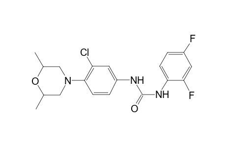 urea, N-[3-chloro-4-(2,6-dimethyl-4-morpholinyl)phenyl]-N'-(2,4-difluorophenyl)-