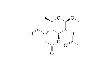 methyl 6-deoxy-beta-D-glucopyranoside, triacetate