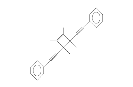 cis-1,2,3,4-Tetramethyl-3,4-bis(phenylethynyl)-cyclobutene