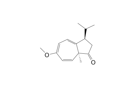trans/cis-(3R*,8aS*/R*)-3,8a-Dihydro-3-isopripyl-6-methoxy-8a-methylazulen-1-(2H)-one