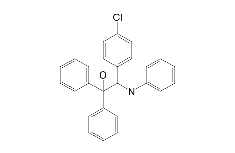 2-(4-Chlorophenyl)-1,1-diphenyl-2-phenylazanyl-ethanol