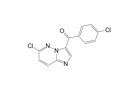 6-chloroimidazo[1,2-b]pyridazin-3-yl p-chlorophenyl ketone