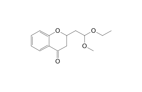 2-(2-Ethoxy-2-methoxy-ethyl)-2,3-dihydrochromen-4-one