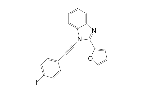 2-(2-Furanyl)-1-(2-(4-iodo-phenyl)ethynyl)-1H-benzimidazole