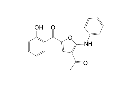 1-{5-[(2-Hydroxyphenyl)carbonyl]-2-(phenylamino)furan-3-yl}-ethan-1-one