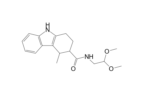 N-(2,2-dimethoxyethyl)-4-methyl-2,3,4,9-tetrahydro-1H-carbazole-3-carboxamide