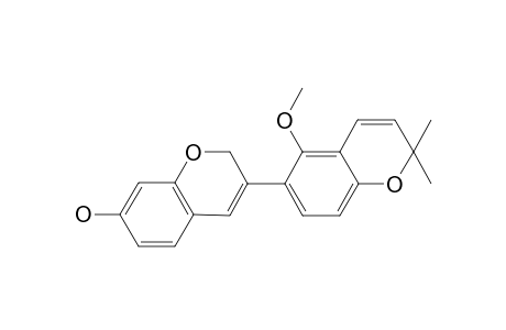 Eryvarin I [7-hydroxy-2'-methoxy-2'',2''-dimethylpyrano[5'',6'':3',4']isoflav-3-ene]