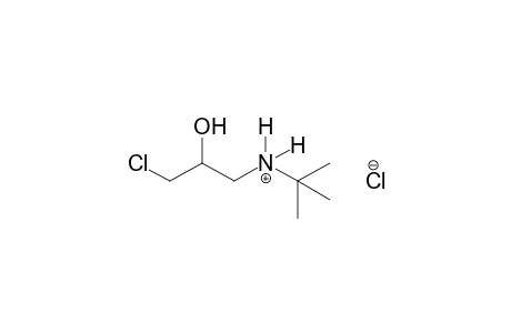 1-(tert-butylamino)-3-chloro-2-propanol, hydrochloride