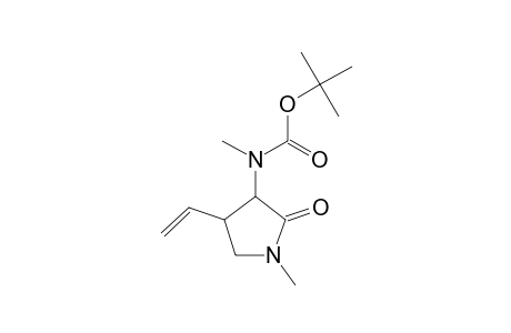 3-[(TERT.-BUTYLOXYCARBONYL)-METHYLAMINO]-1-METHYL-4-VINYL-PYRROLIDIN-2-ONE;MAJOR-ROTAMER