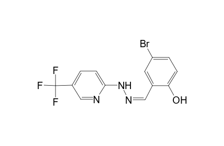 Benzaldehyde, 5-bromo-2-hydroxy-, (5-trifluoromethyl-2-pyridyl)hydrazone