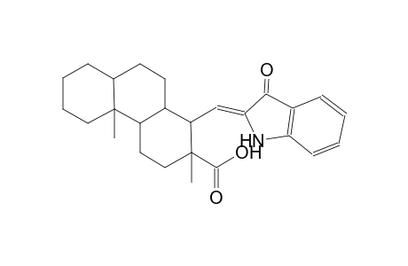 2,4b-dimethyl-1-[(Z)-(3-oxo-1,3-dihydro-2H-indol-2-ylidene)methyl]tetradecahydro-2-phenanthrenecarboxylic acid