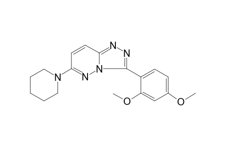 3-(2,4-dimethoxyphenyl)-6-(1-piperidinyl)-[1,2,4]triazolo[4,3-b]pyridazine