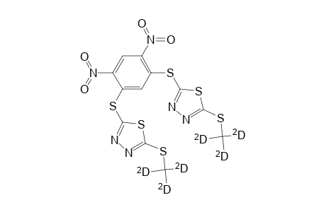 1,3,4-Thiadiazole, 2,2'-[(4,6-dinitro-1,3-phenylene)bis(thio)]bis[5-(methyl-D3-thio)-