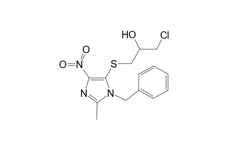 1-[(1-benzyl-2-methyl-4-nitro-1H-imidazol-5-yl)sulfanyl]-3-chloro-2-propanol